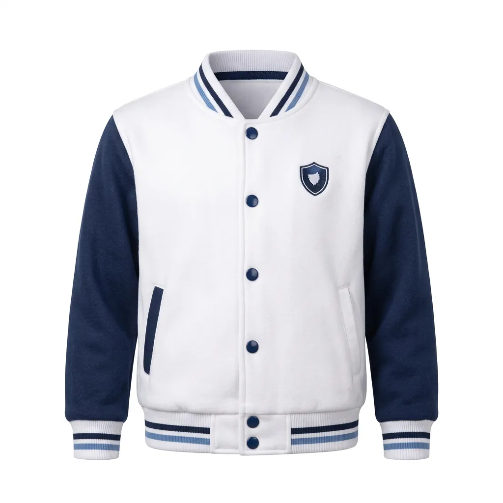 Varsity Jacket Moderna Minimalista